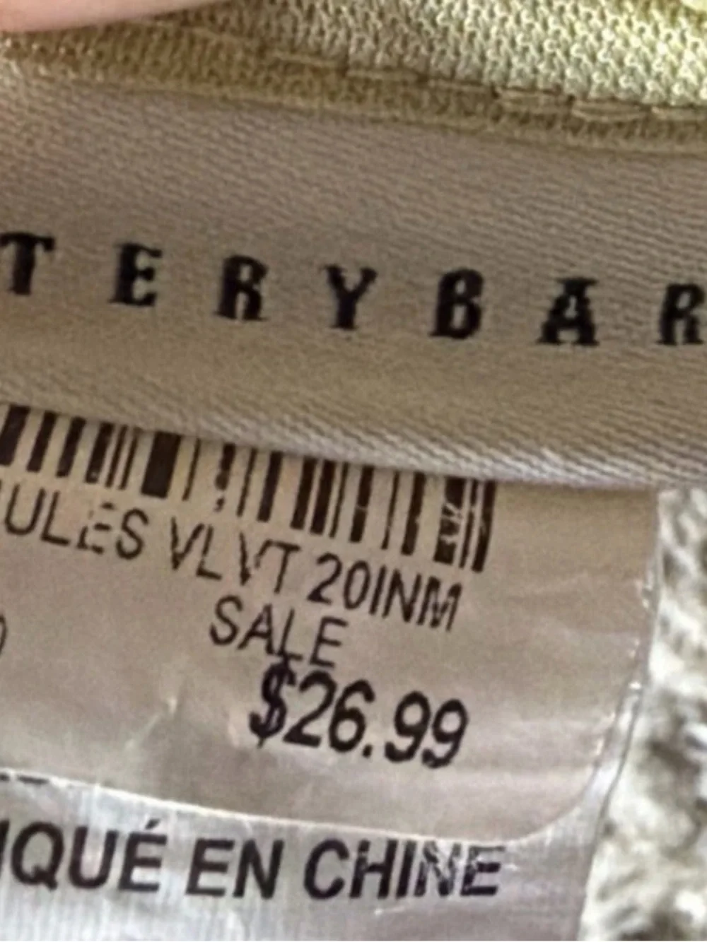 Pottery barn Joules Cream Floral Damask Velvet Accent Pillow Cover